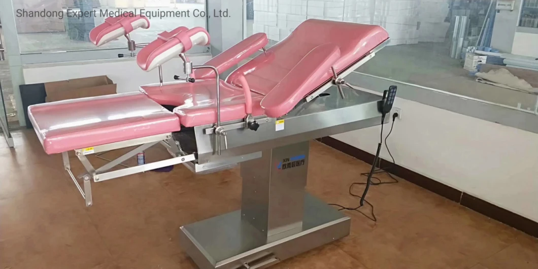 China Manufacturer Hospital Electric Gynecology Operating Delivery Bed Examination Table