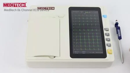 CE 承認済みポータブル 6 チャンネル 12 チャンネル デジタル ECG モニタリング デバイス