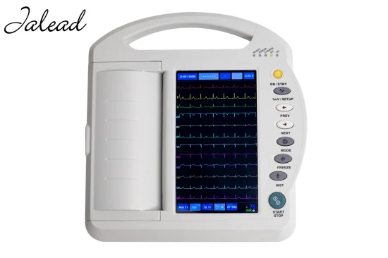 ISO CE 医療機器心電計 3 チャンネルデジタルタッチスクリーン ECG マシン解釈付き