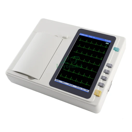 Ltse24 医療用ポータブル タッチ スクリーン ECG マシン 6 リード 12 リード販売用